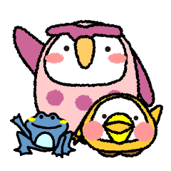 モモフクロウと仲間たち