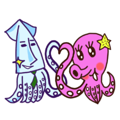 "IKAO & TAKOMI" イカとタコの日常