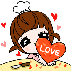 Talk sticker-Lovely girl