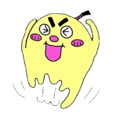 水の玉ちゃん(ちょんまげ付き)