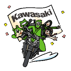カワサキモータースジャパン公式スタンプ