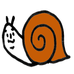 かたつむりの白つむり