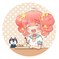 コロネちゃんとたまに猫