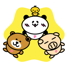 ぽちゃりぱんだくん達