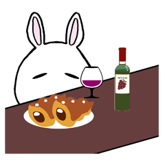 コロネ大好きうさぎ