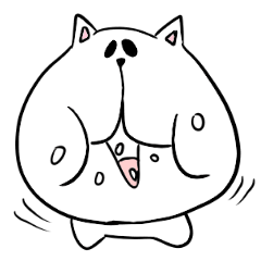 デブすぎる!しろねこ ぶーにゃん