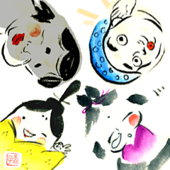 絵手紙風スタンプⅡ