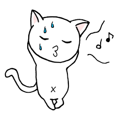 ねこぴょんの感情スタンプ