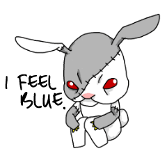 迷えるウサギ
