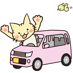 みろろんのにゃんこスタンプ3