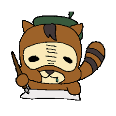 漫画家見習い「たぬきちゃん」