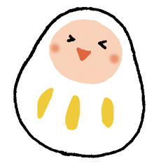 しろだるまくん