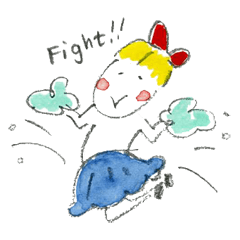 おんなのことくまみたいなねこ