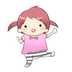 育児スタンプ むすめちゃん