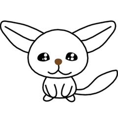 フェネック狐のシロちゃん