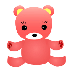 キャンディみたいなテディベア