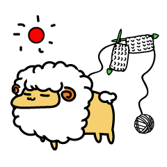 羊(ひつじ)のホワイトボード
