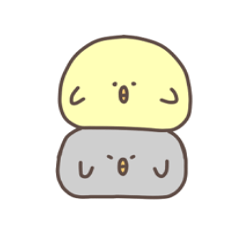 ひよことちょっぴりカラス