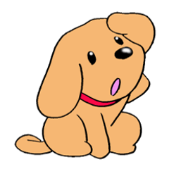 ミニチュアダックスフント 犬のスタンプ