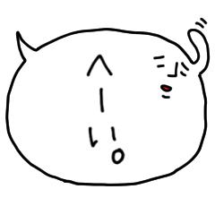 ふきだしだし。