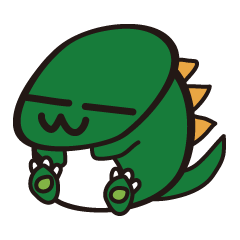 のんびりザウルスくんスタンプ