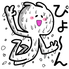 常に頑張ってる感を出してるウサギ