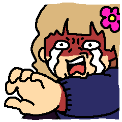 飾らない女子のスタンプ