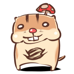 にょきにょきハムスター