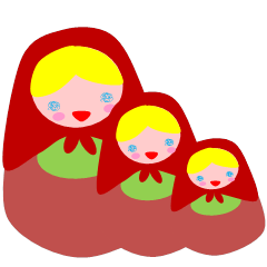 マトリョーシカスタンプ