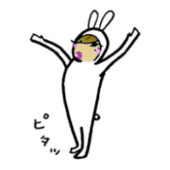 ふきだしうさ女