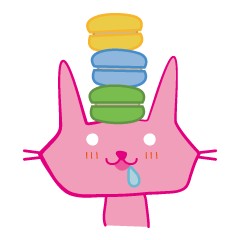 ピンクにゃんこ まかろんちゃん