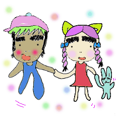 眉子と眉太郎