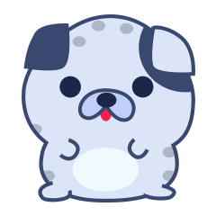 Wuff - the blue dog - (EN)