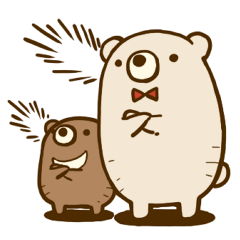 くまろー&つっきぃ