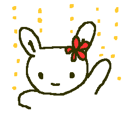 白うささん