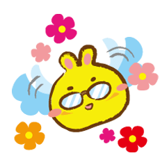 眼鏡ウサギ