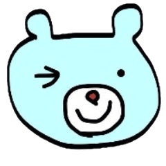 手描きでごめんねくまさん