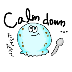 手描き Ice cream friends