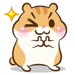 ハムスターのクロエ