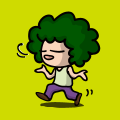 アフロ君の毎日スタンプ