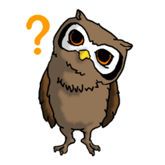ミミズク(もしくは、フクロウ)
