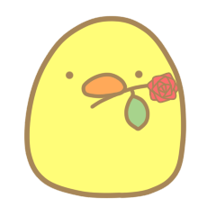 ひよこのすたんぷ。