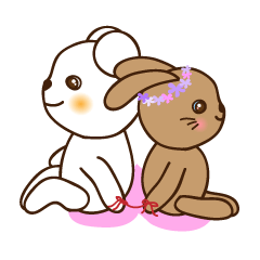 くまたん と うさちん