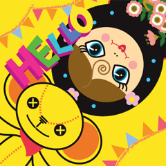 本棚の中からこんにちは♪