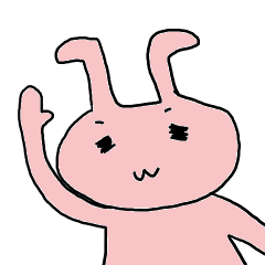 洋画うさぎ