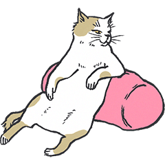 浮世絵風（？）ねこ