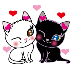 猫のサラ＆セラ