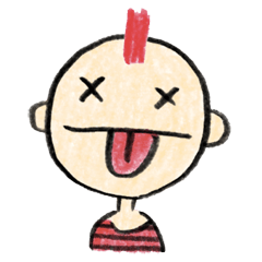 モヒカンボーイ スタンプ