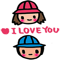 boy&girl Sticker