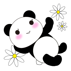 パンダの日常スタンプ